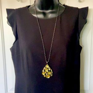 Lia Sophia long crystal necklace